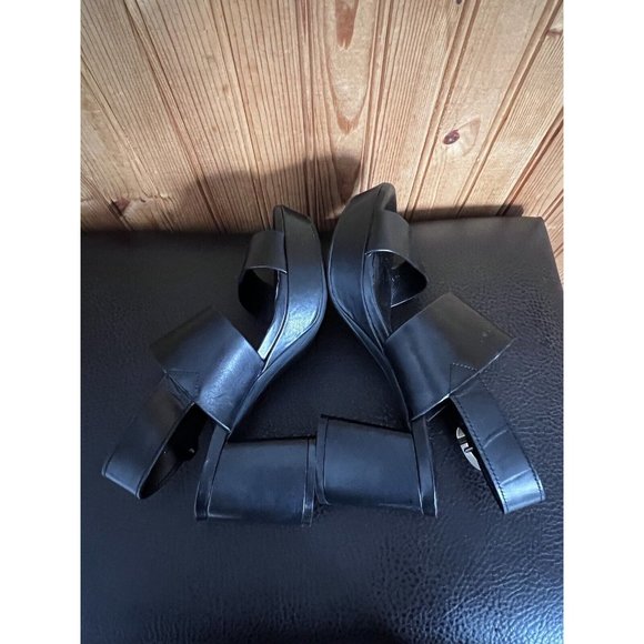 Aerosoles- Carimma Platform Black Sandal- SZ 4.5M - Picture 6 of 12